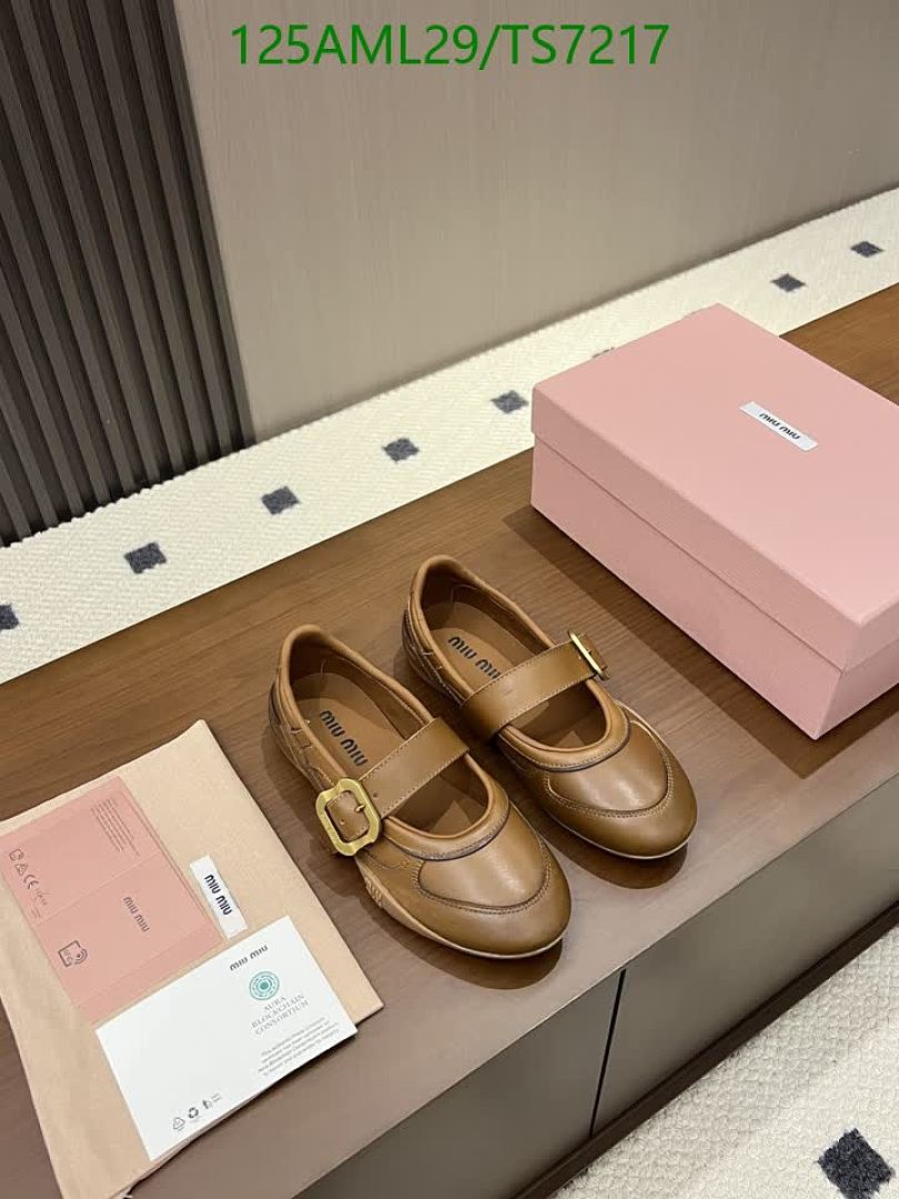 Miu Miu-Shoes(Women) Code: TS7217 $: 125USD
