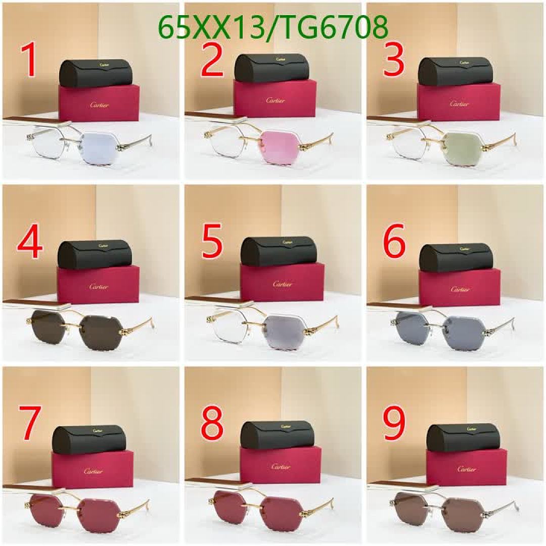 Cartier-Glasses Code: TG6708 $: 65USD