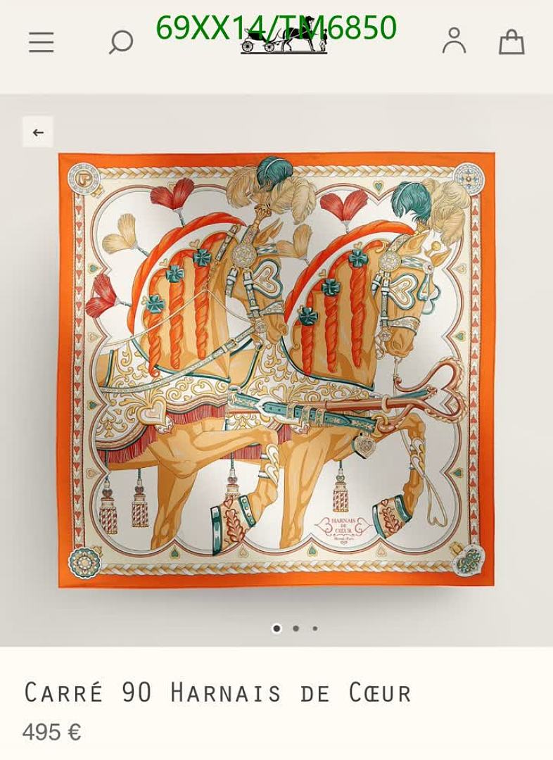 Hermes-Scarves Code: TM6850 $: 69USD