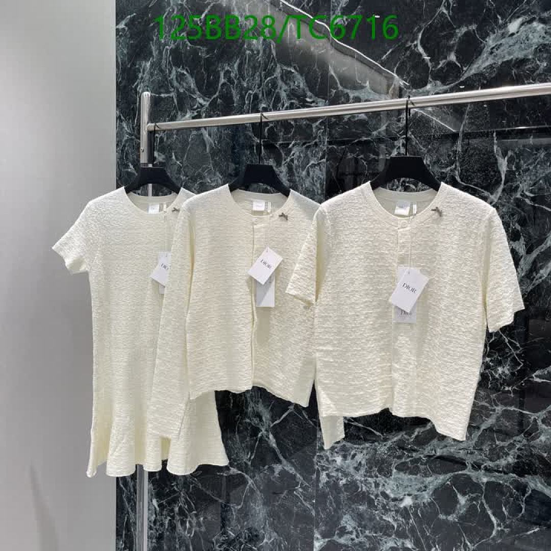 Dior-Clothing Code: TC6716 $: 125USD