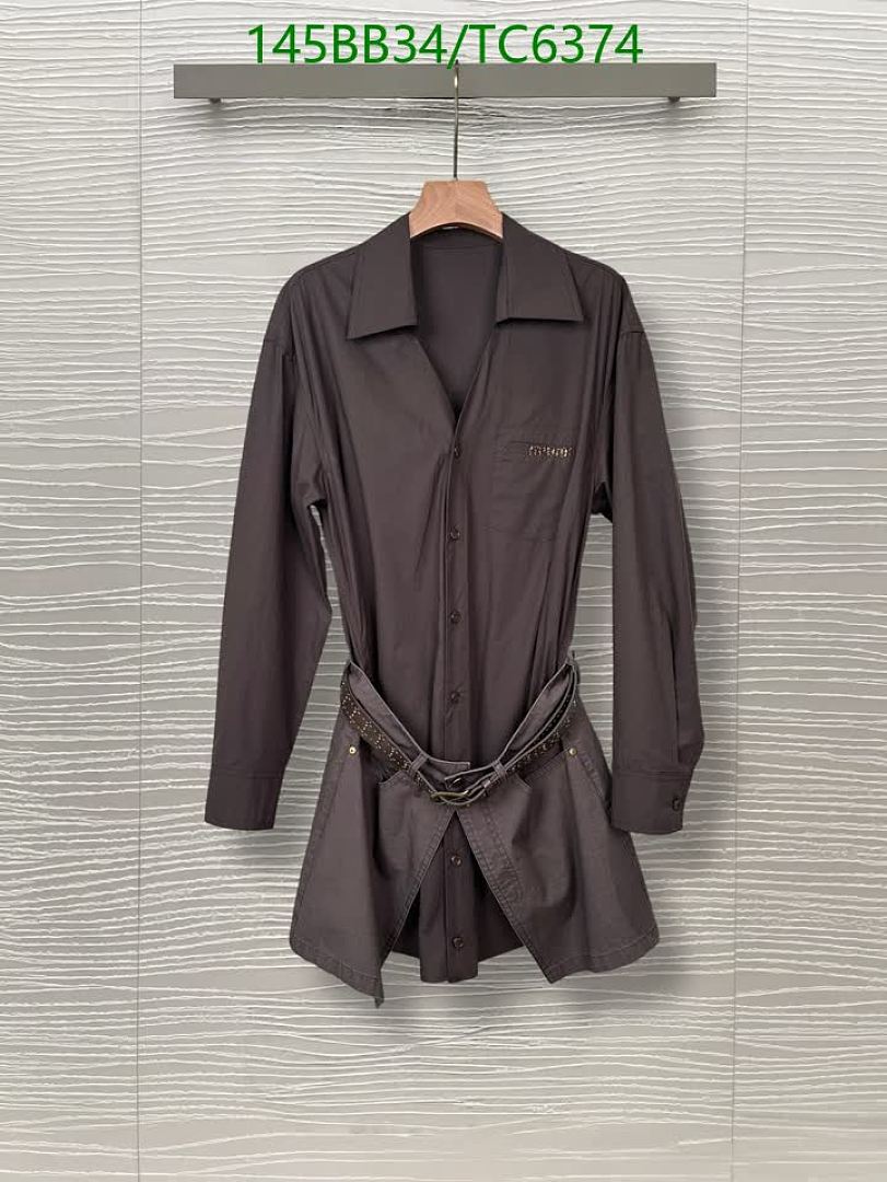 Miu Miu-Clothing Code: TC6374 $: 145USD