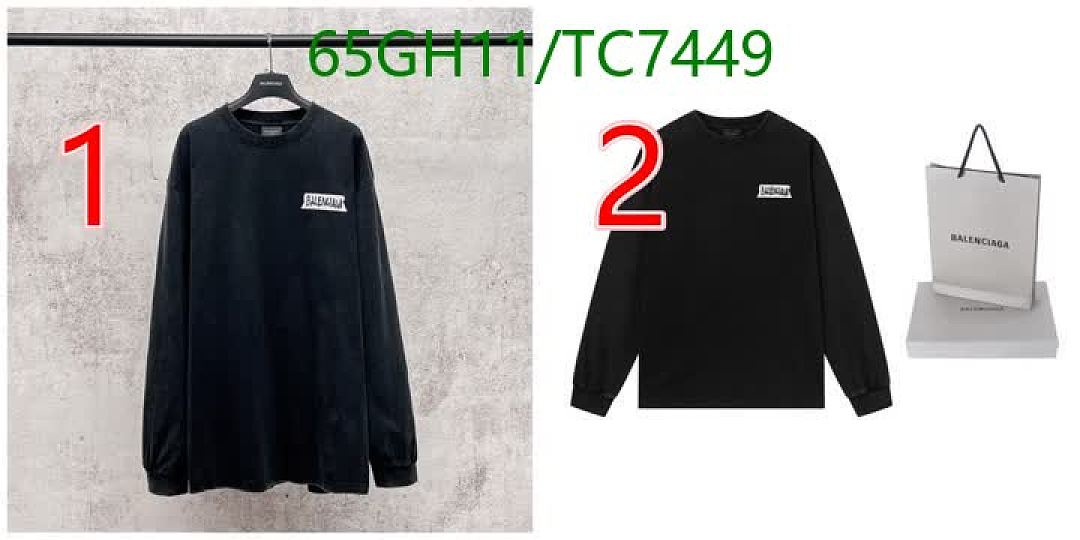 Balenciaga-Clothing Code: TC7449 $: 65USD