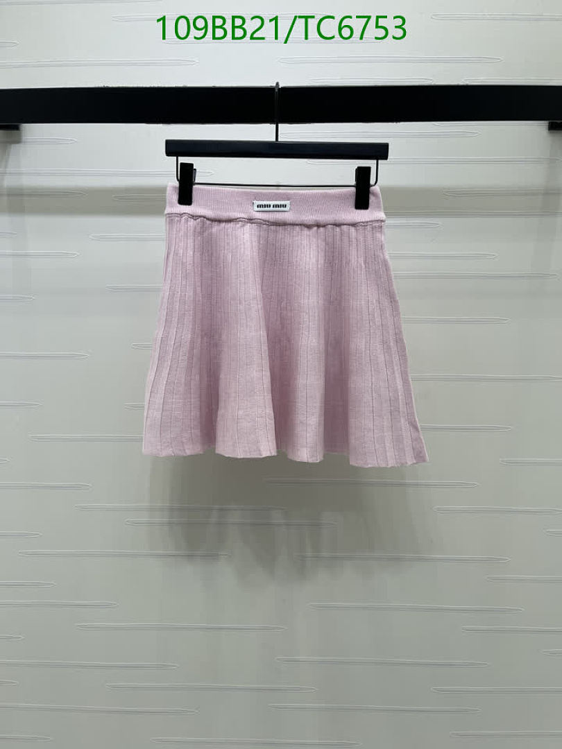 Miu Miu-Clothing Code: TC6753 $: 109USD