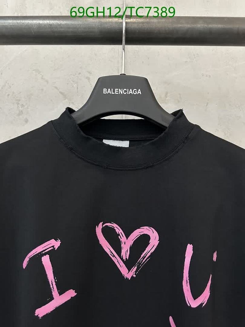 Balenciaga-Clothing Code: TC7389 $: 69USD