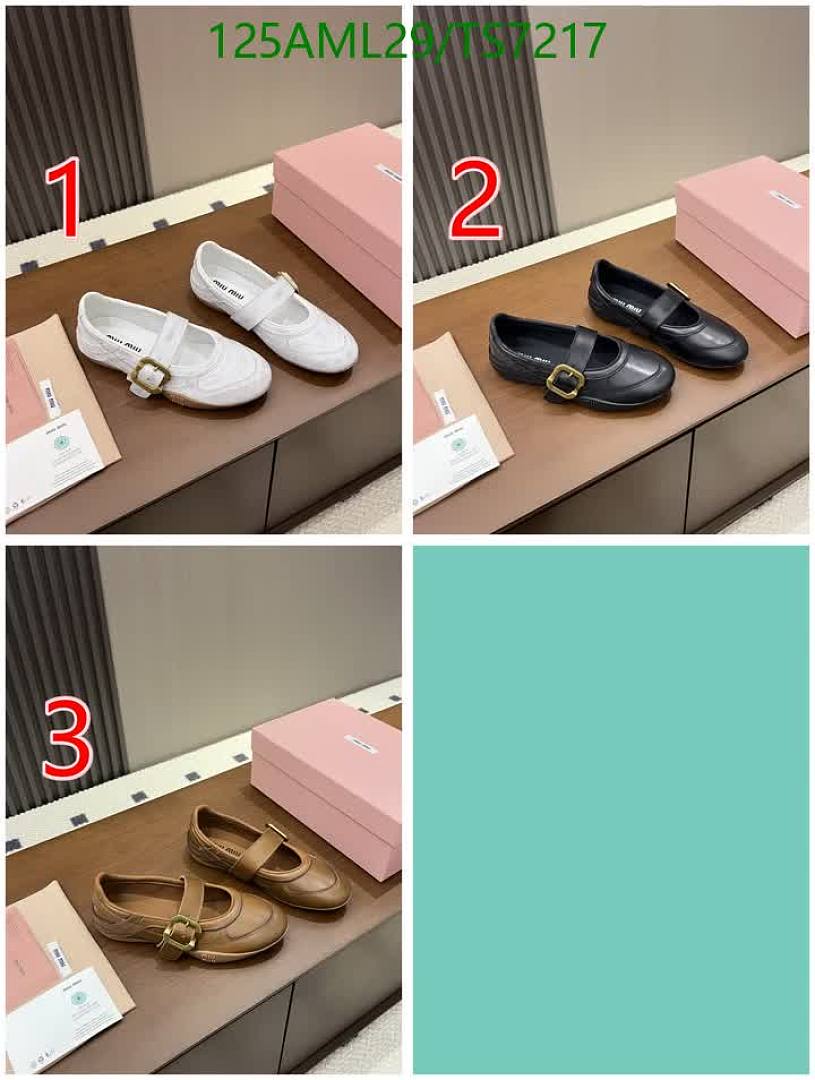 Miu Miu-Shoes(Women) Code: TS7217 $: 125USD