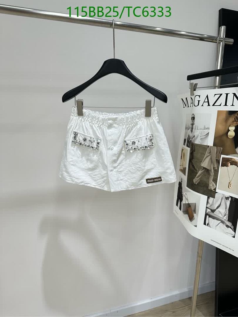 Miu Miu-Clothing Code: TC6333 $: 115USD