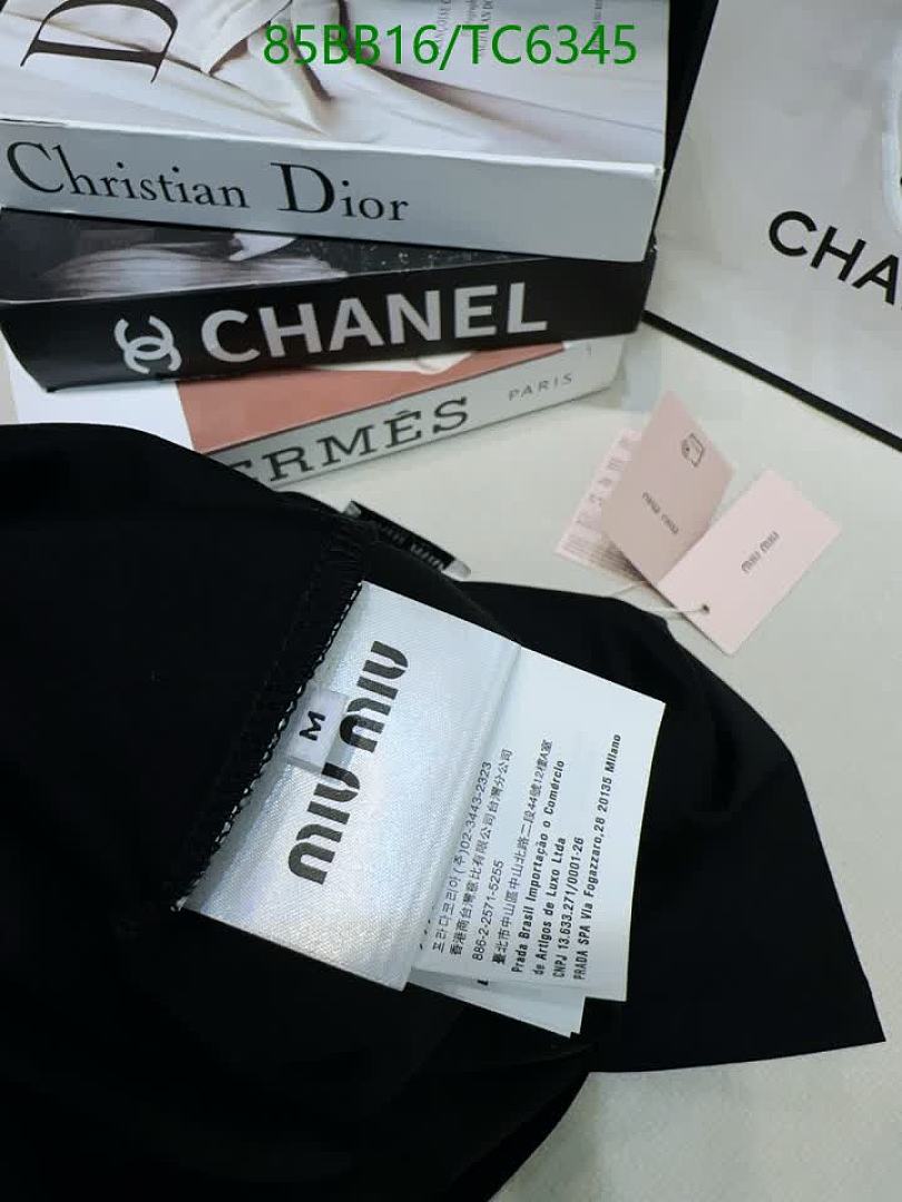 Miu Miu-Clothing Code: TC6345 $: 85USD