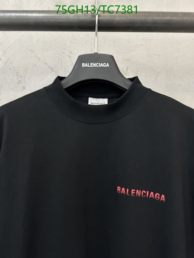Balenciaga-Clothing Code: TC7381 $: 75USD