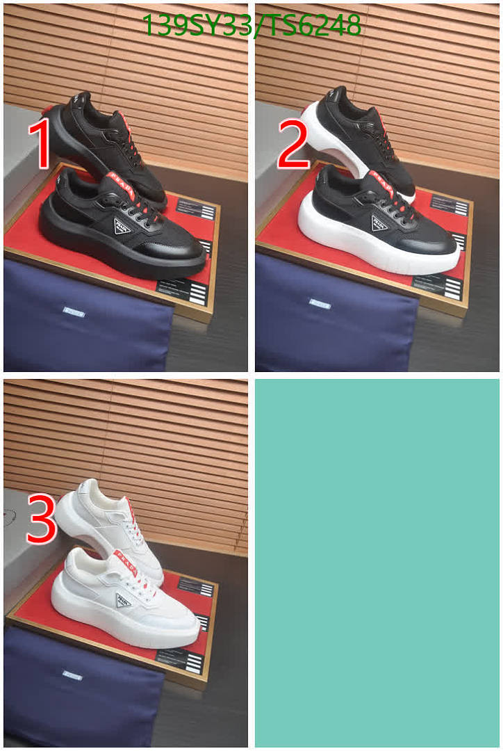 Prada-Shoes(Men) Code: TS6248 $: 139USD