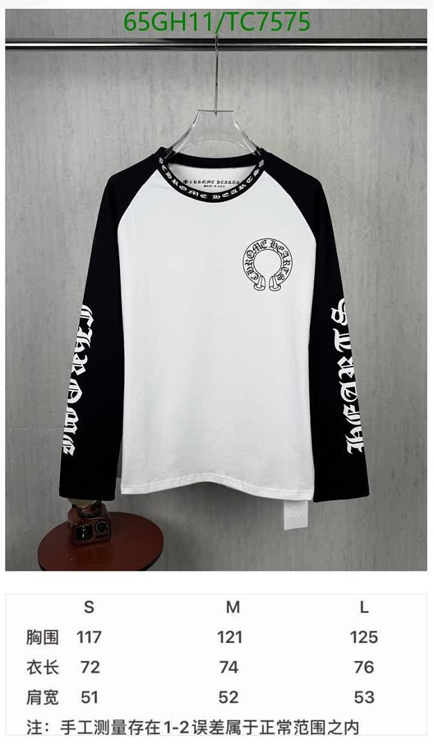 Chrome Hearts-Clothing Code: TC7575 $: 65USD