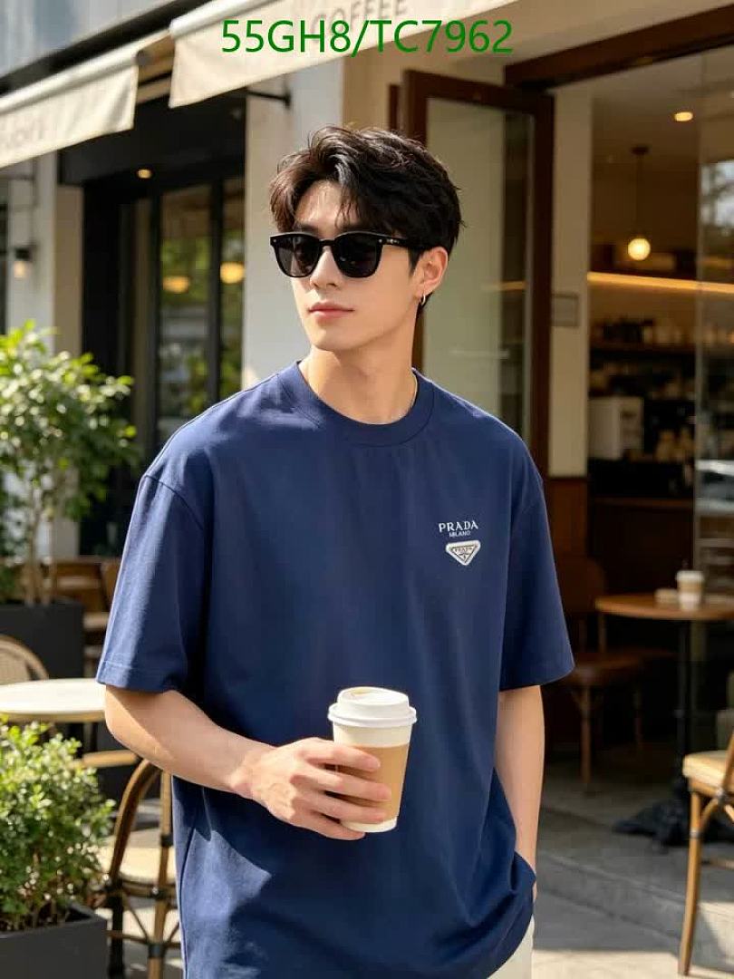 Prada-Clothing Code: TC7962 $: 55USD