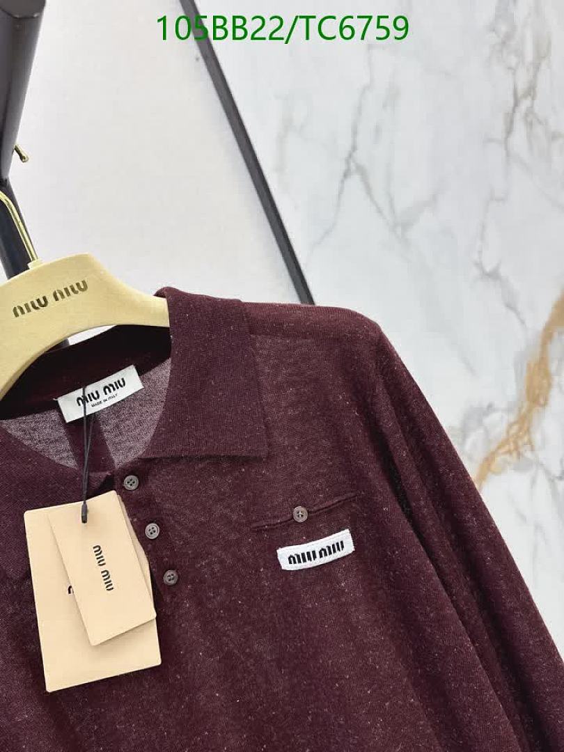 Miu Miu-Clothing Code: TC6759 $: 105USD