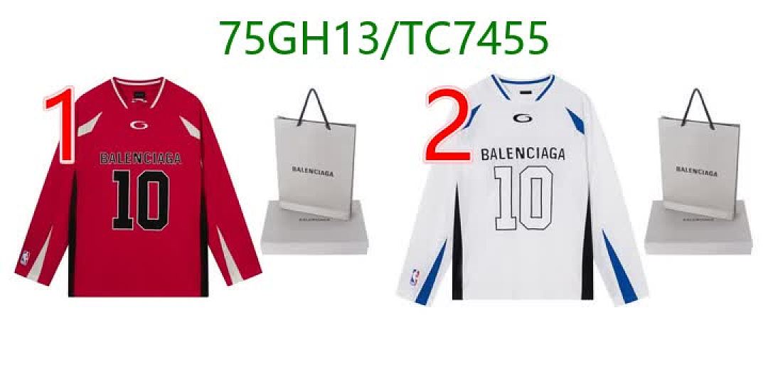 Balenciaga-Clothing Code: TC7455 $: 75USD