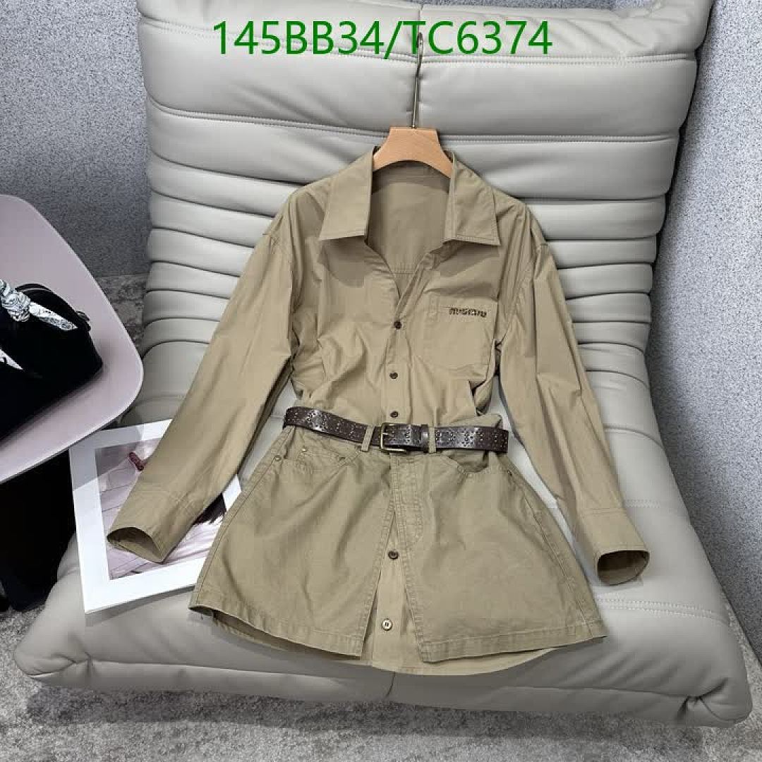 Miu Miu-Clothing Code: TC6374 $: 145USD