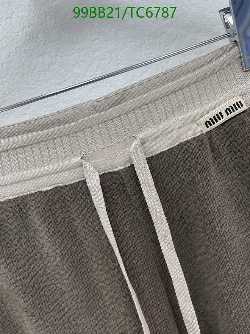 Miu Miu-Clothing Code: TC6787 $: 99USD