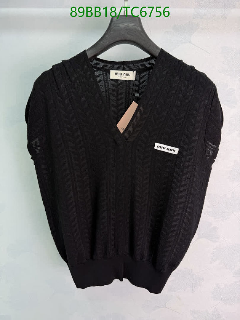 Miu Miu-Clothing Code: TC6756 $: 89USD