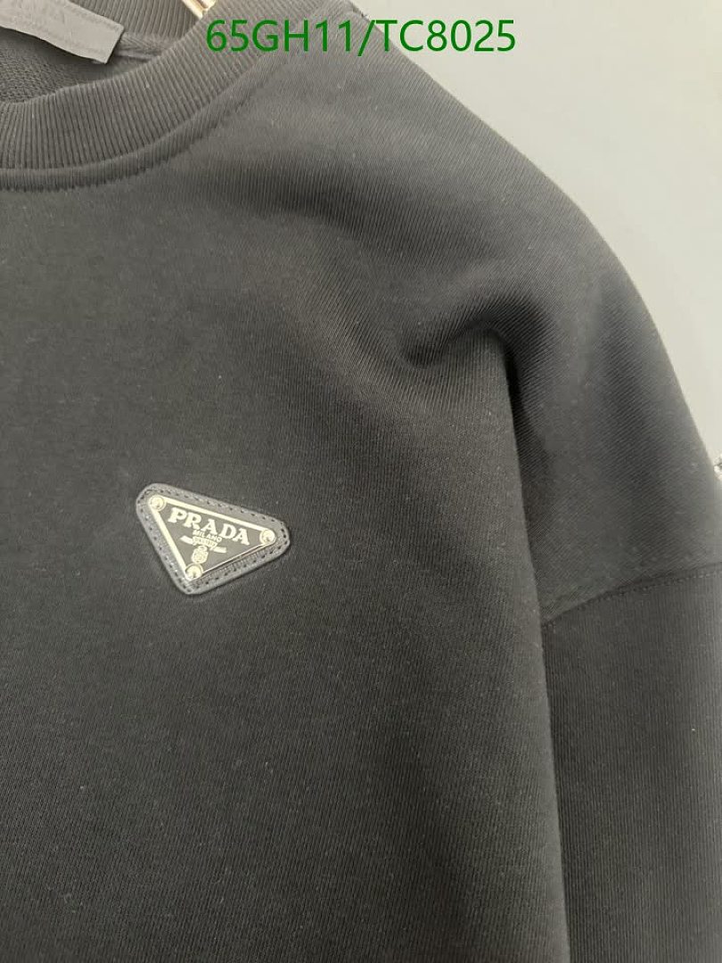 Prada-Clothing Code: TC8025 $: 65USD