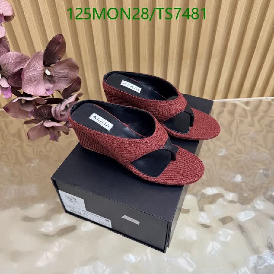 Alaia-Shoes(Women) Code: TS7481 $: 125USD