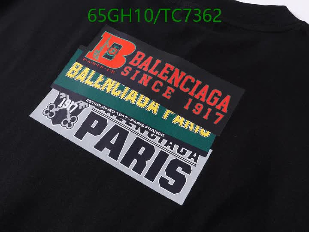 Balenciaga-Clothing Code: TC7362 $: 65USD