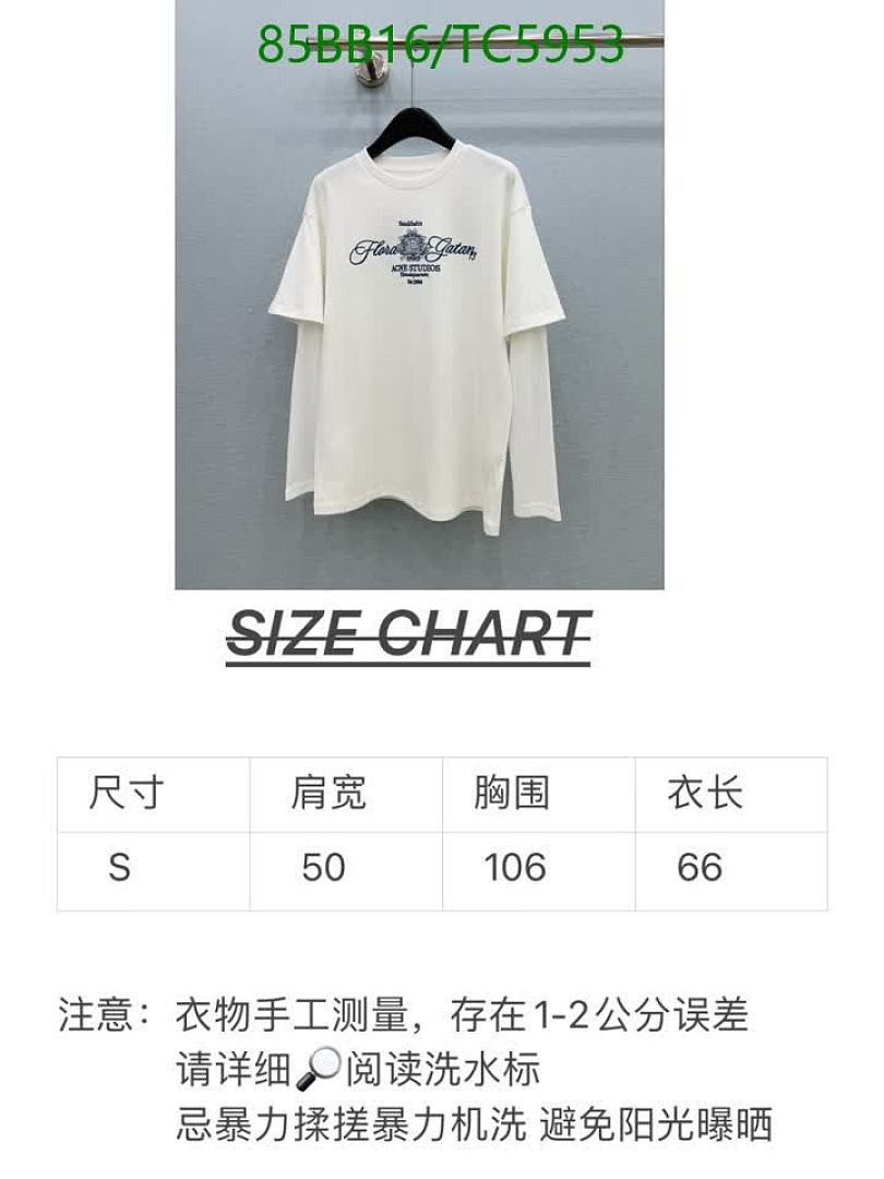 Acne Studios-Clothing Code: TC5953 $: 85USD