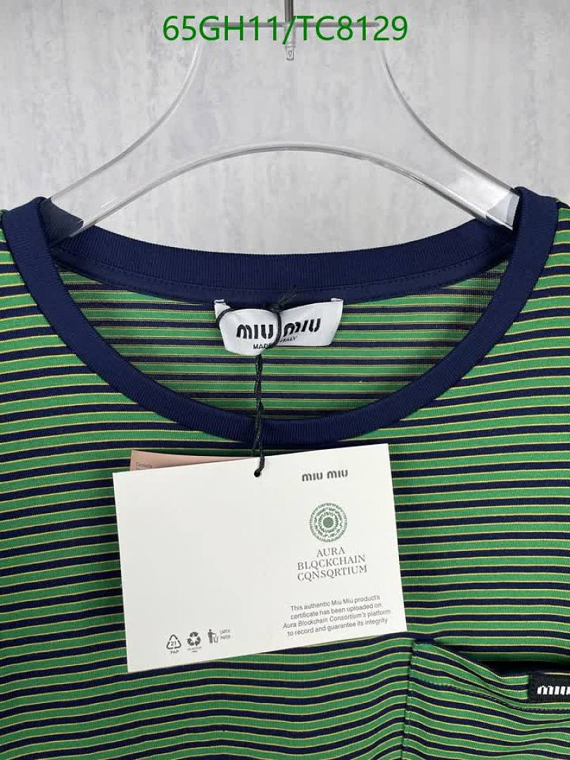 Miu Miu-Clothing Code: TC8129 $: 65USD