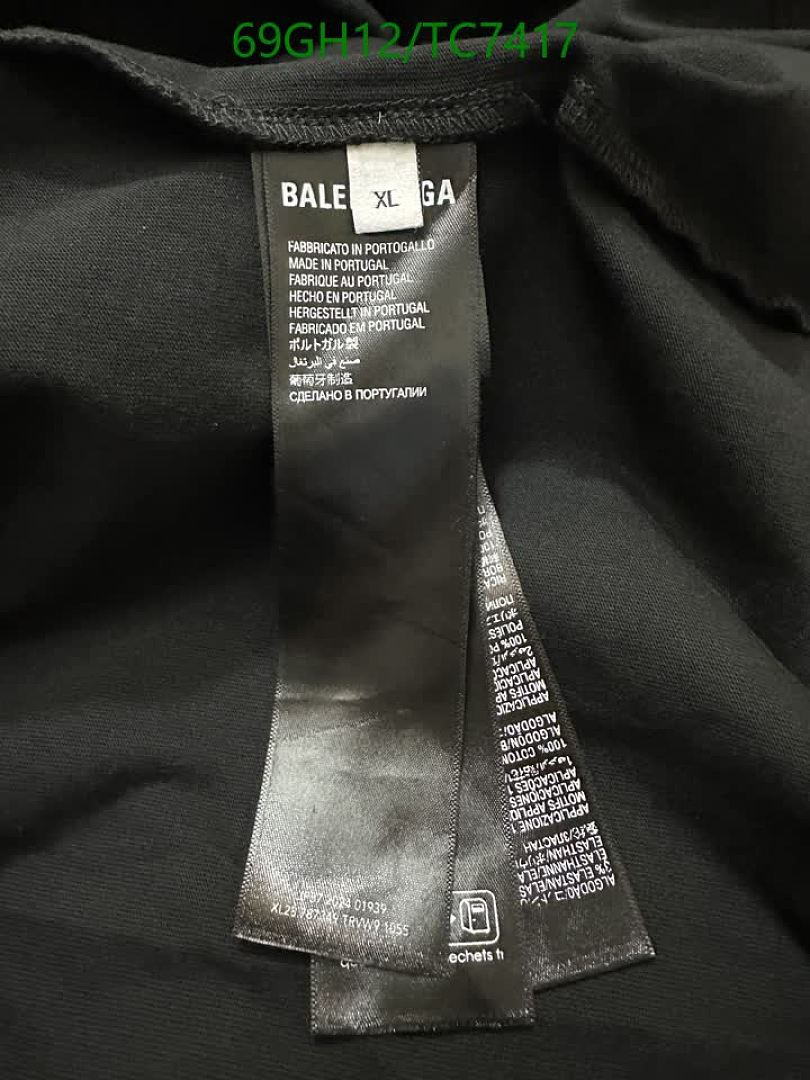 Balenciaga-Clothing Code: TC7417 $: 69USD