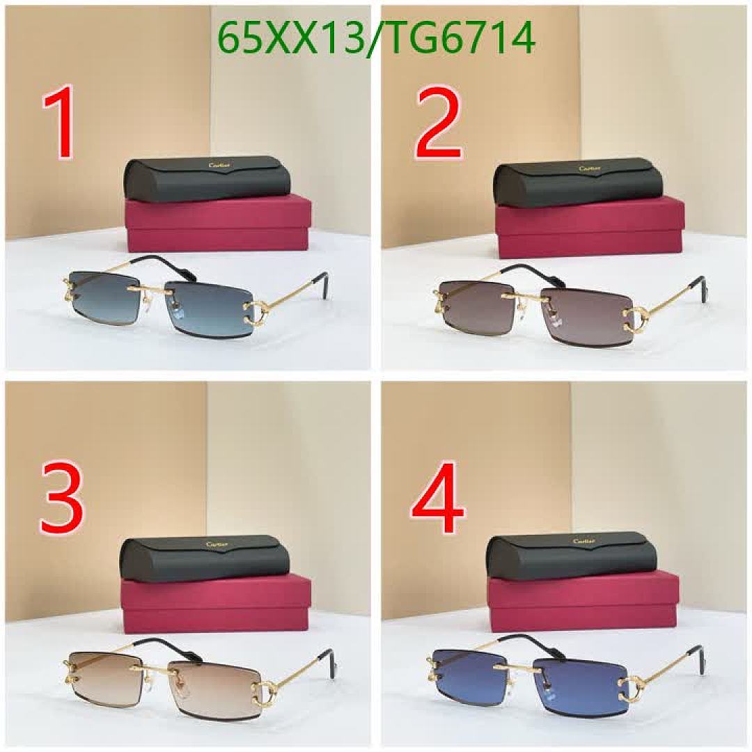 Cartier-Glasses Code: TG6714 $: 65USD