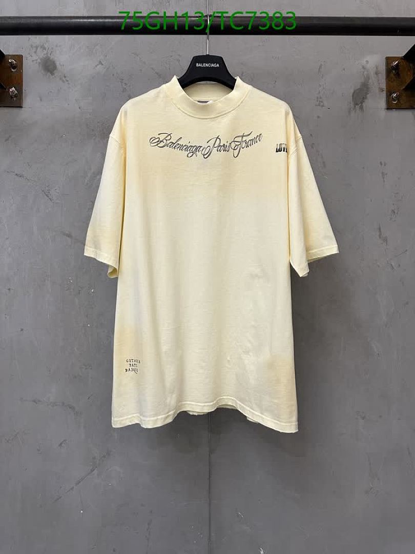 Balenciaga-Clothing Code: TC7383 $: 75USD