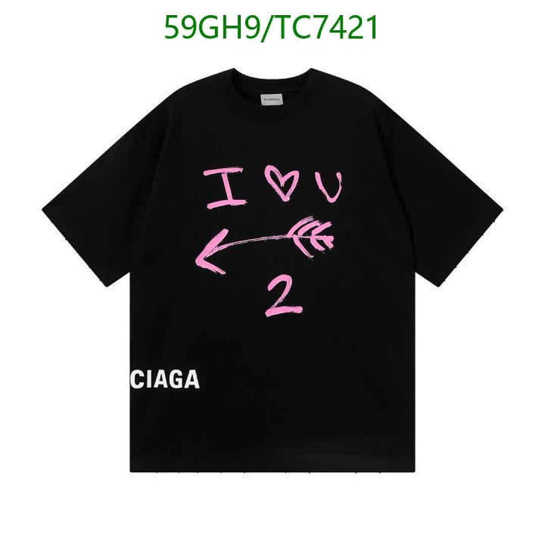 Balenciaga-Clothing Code: TC7421 $: 59USD