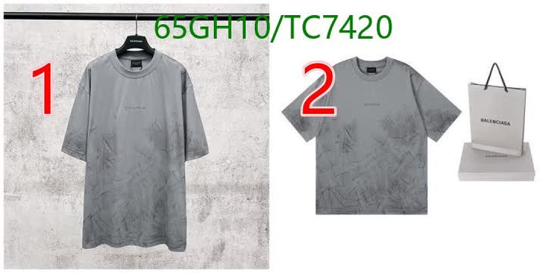 Balenciaga-Clothing Code: TC7420 $: 65USD
