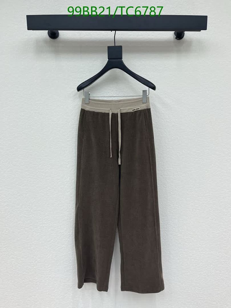 Miu Miu-Clothing Code: TC6787 $: 99USD