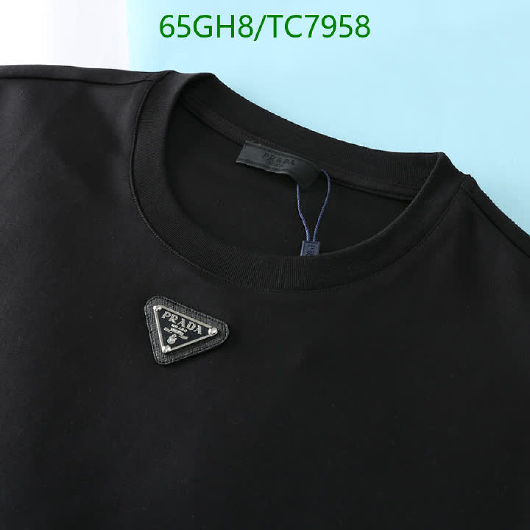 Prada-Clothing Code: TC7958 $: 65USD