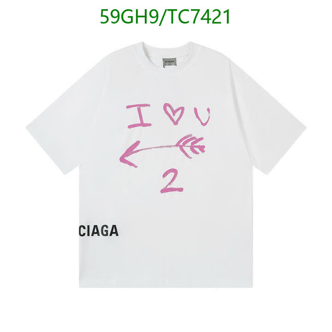 Balenciaga-Clothing Code: TC7421 $: 59USD