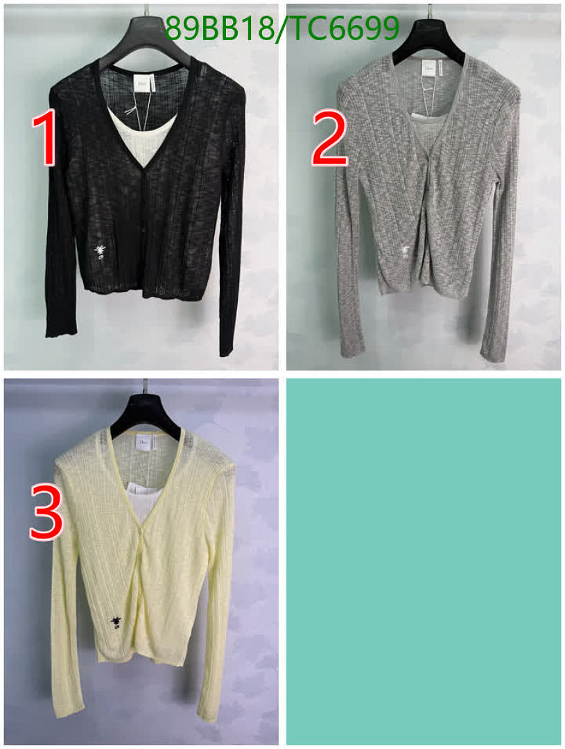 Dior-Clothing Code: TC6699 $: 89USD