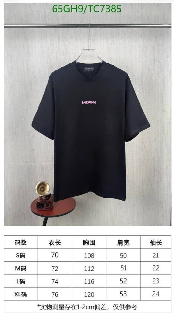 Balenciaga-Clothing Code: TC7385 $: 65USD