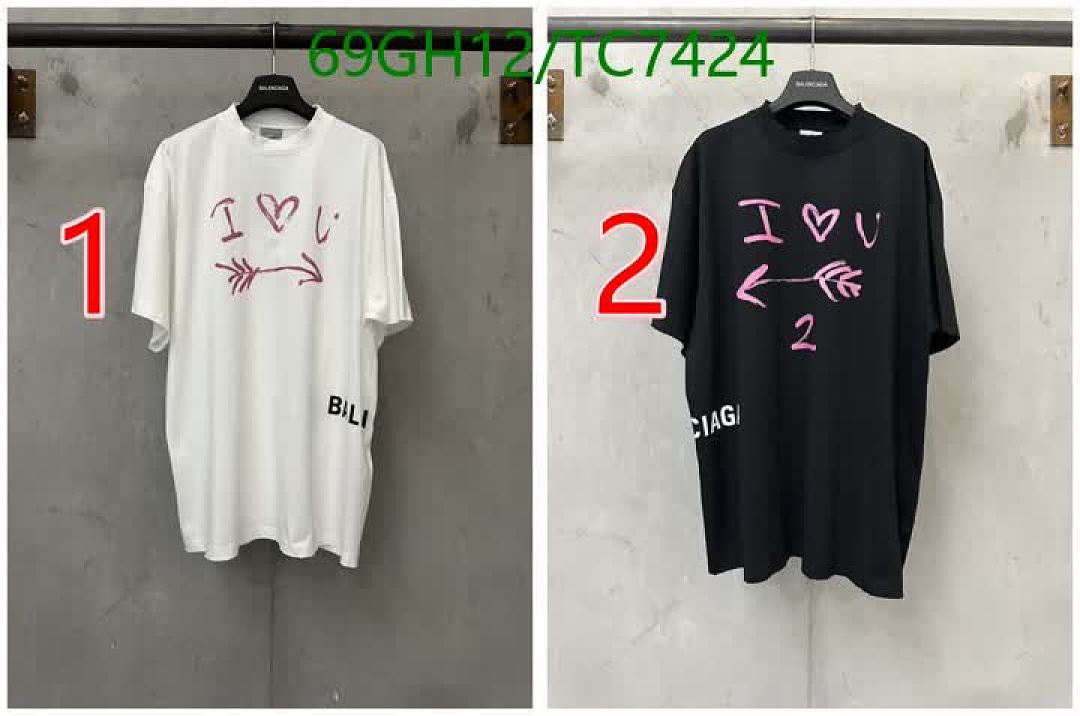 Balenciaga-Clothing Code: TC7424 $: 69USD