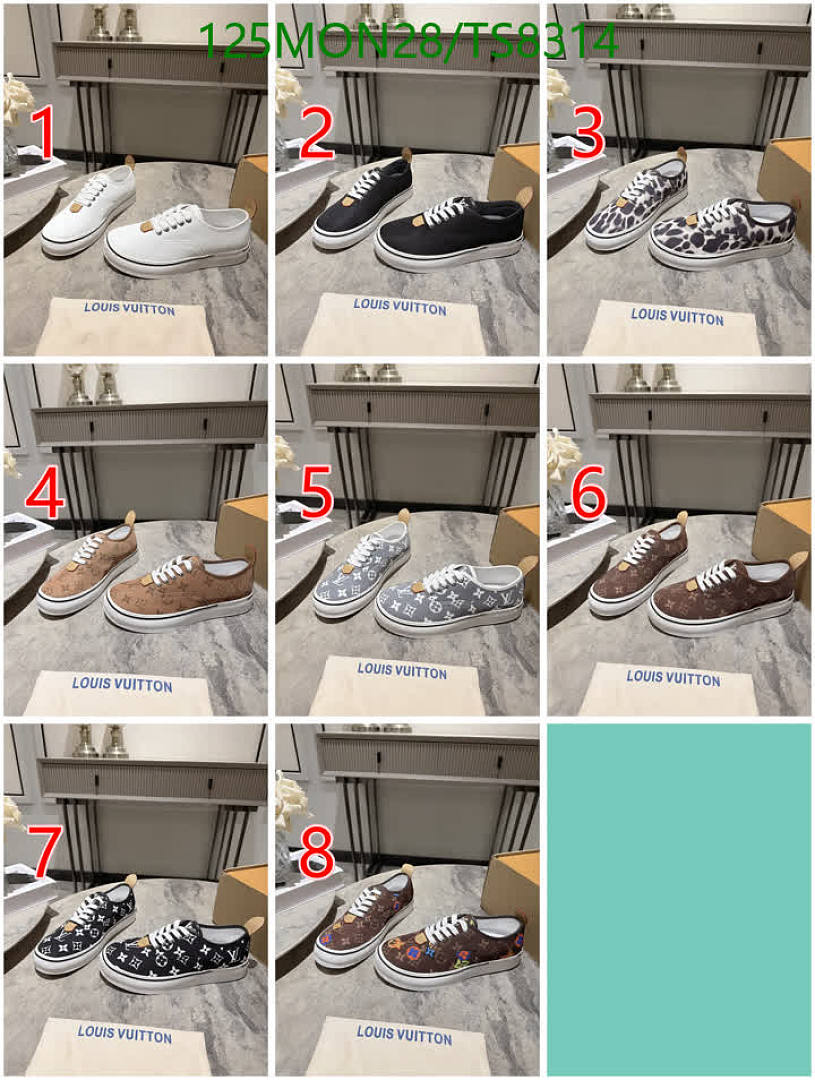 LV-Shoes(Men) Code: TS8314 $: 125USD