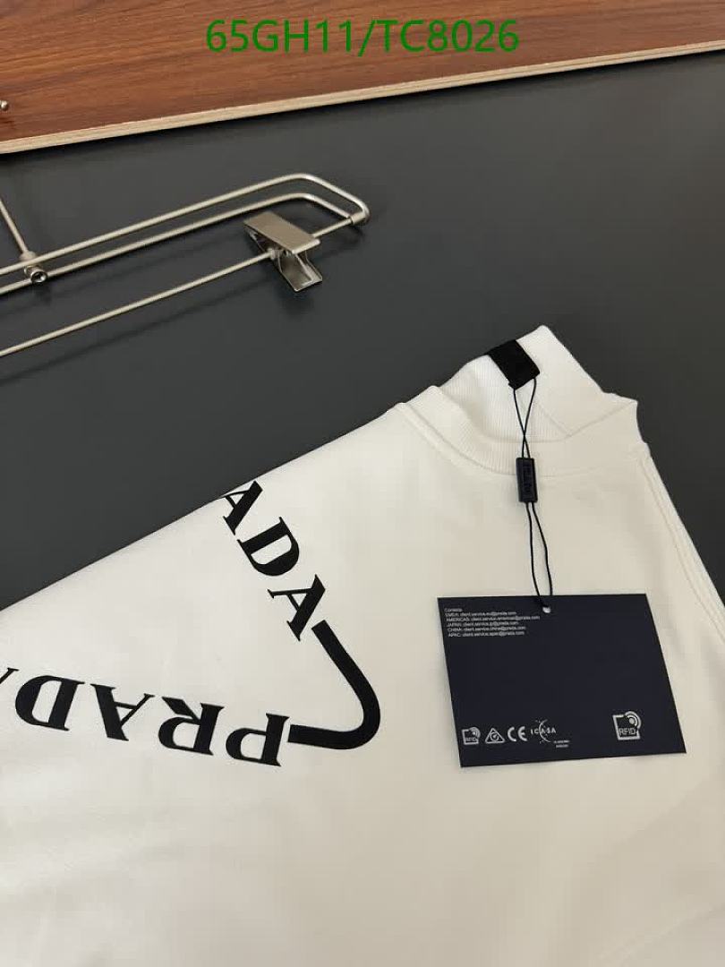 Prada-Clothing Code: TC8026 $: 65USD
