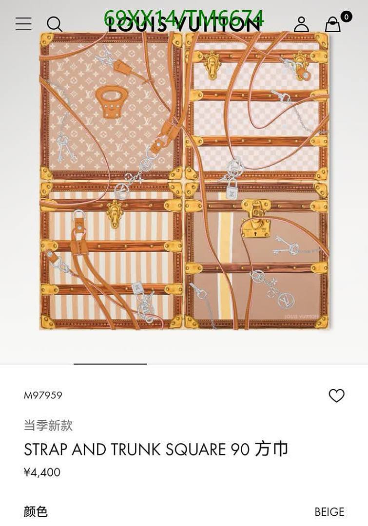 LV-Scarves Code: TM6674 $: 69USD