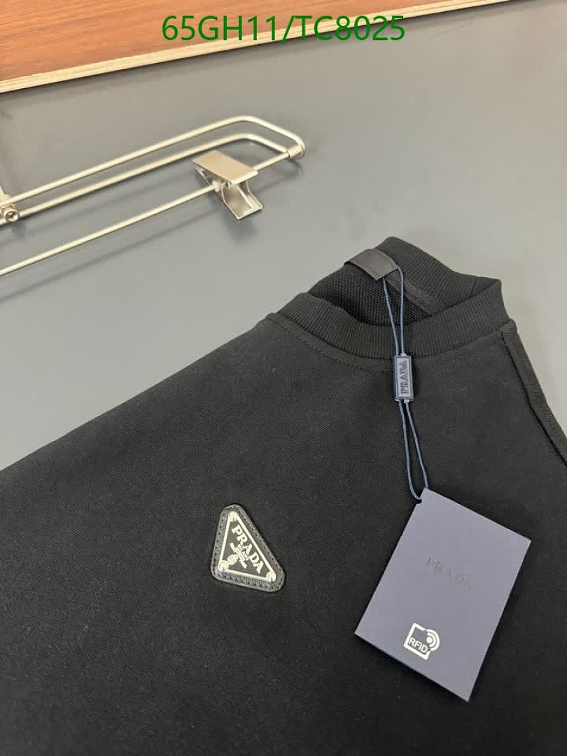 Prada-Clothing Code: TC8025 $: 65USD