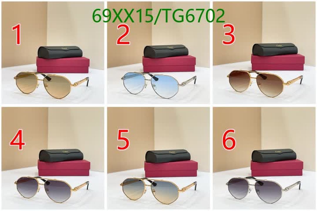 Cartier-Glasses Code: TG6702 $: 69USD