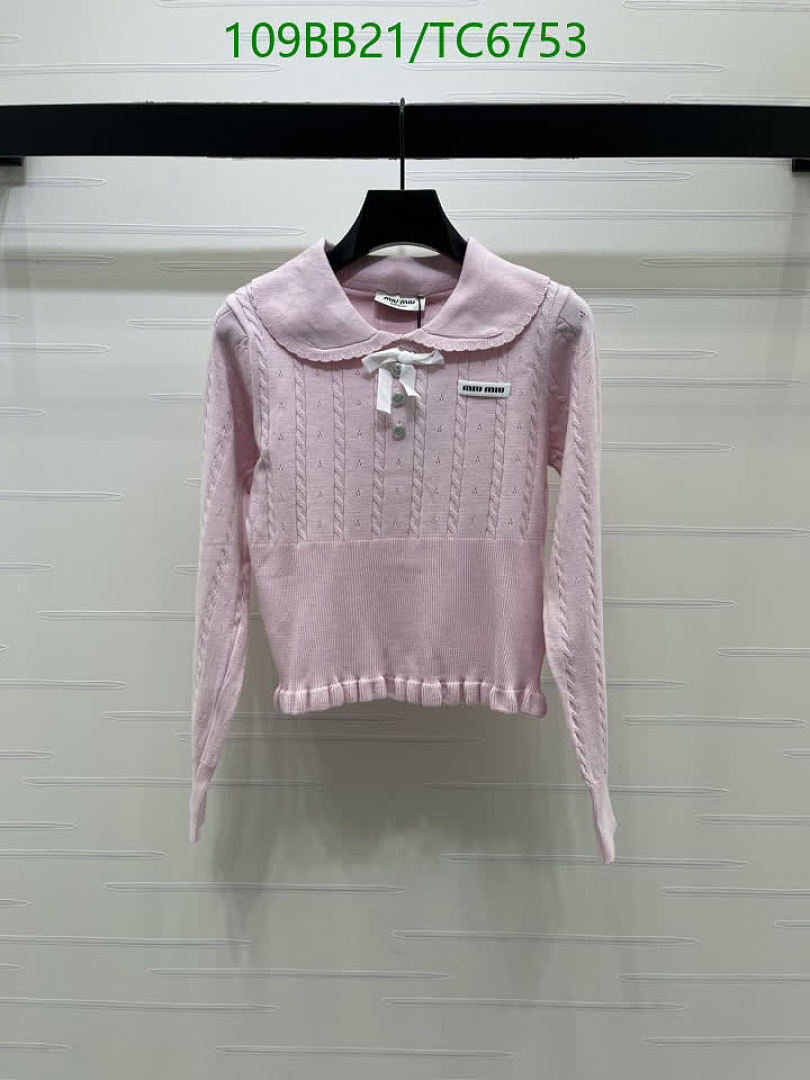 Miu Miu-Clothing Code: TC6753 $: 109USD