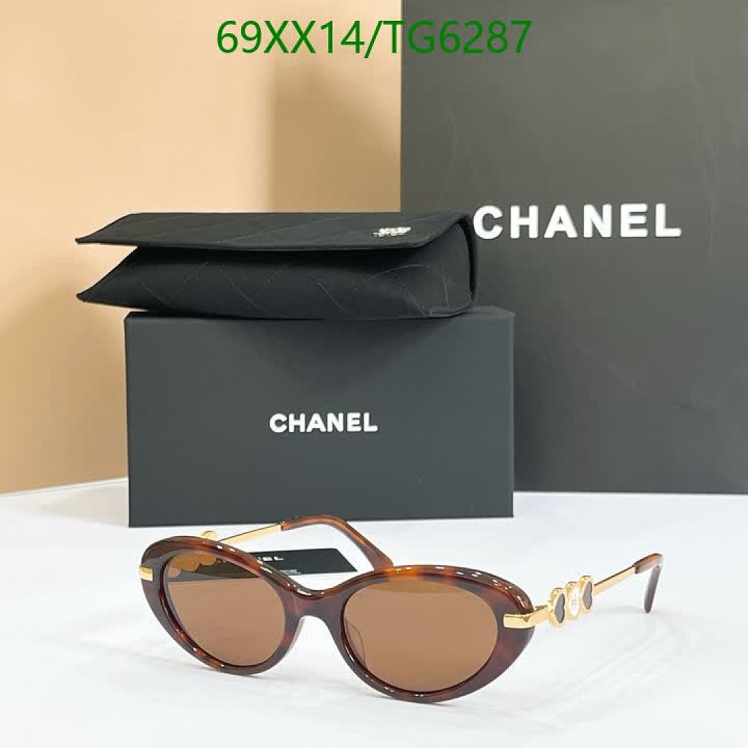 Chanel-Glasses Code: TG6287 $: 69USD