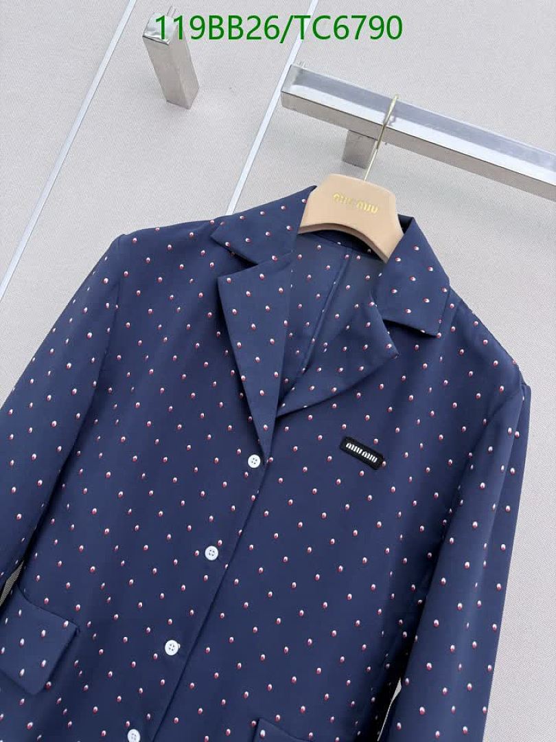 Miu Miu-Clothing Code: TC6790 $: 119USD
