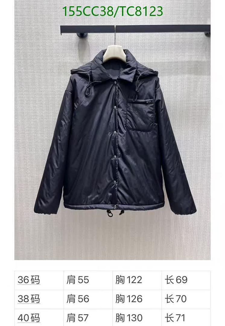 Prada-Down Jackets(Women) Code: TC8123 $: 155USD
