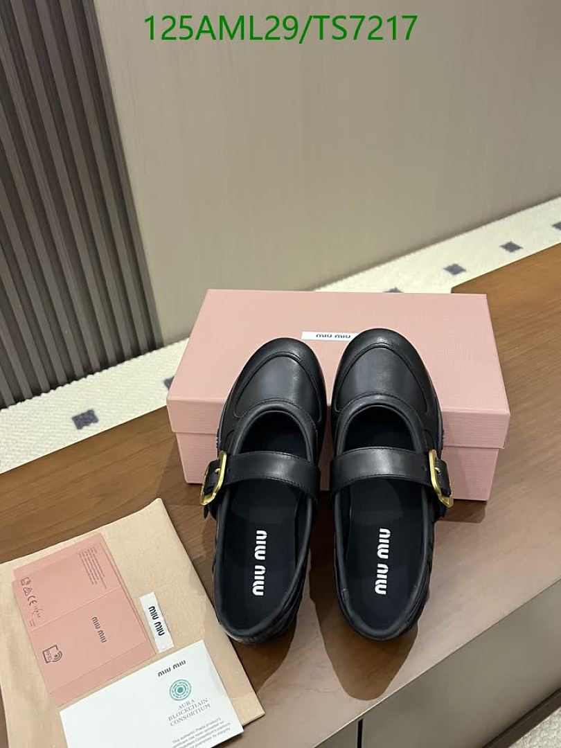 Miu Miu-Shoes(Women) Code: TS7217 $: 125USD