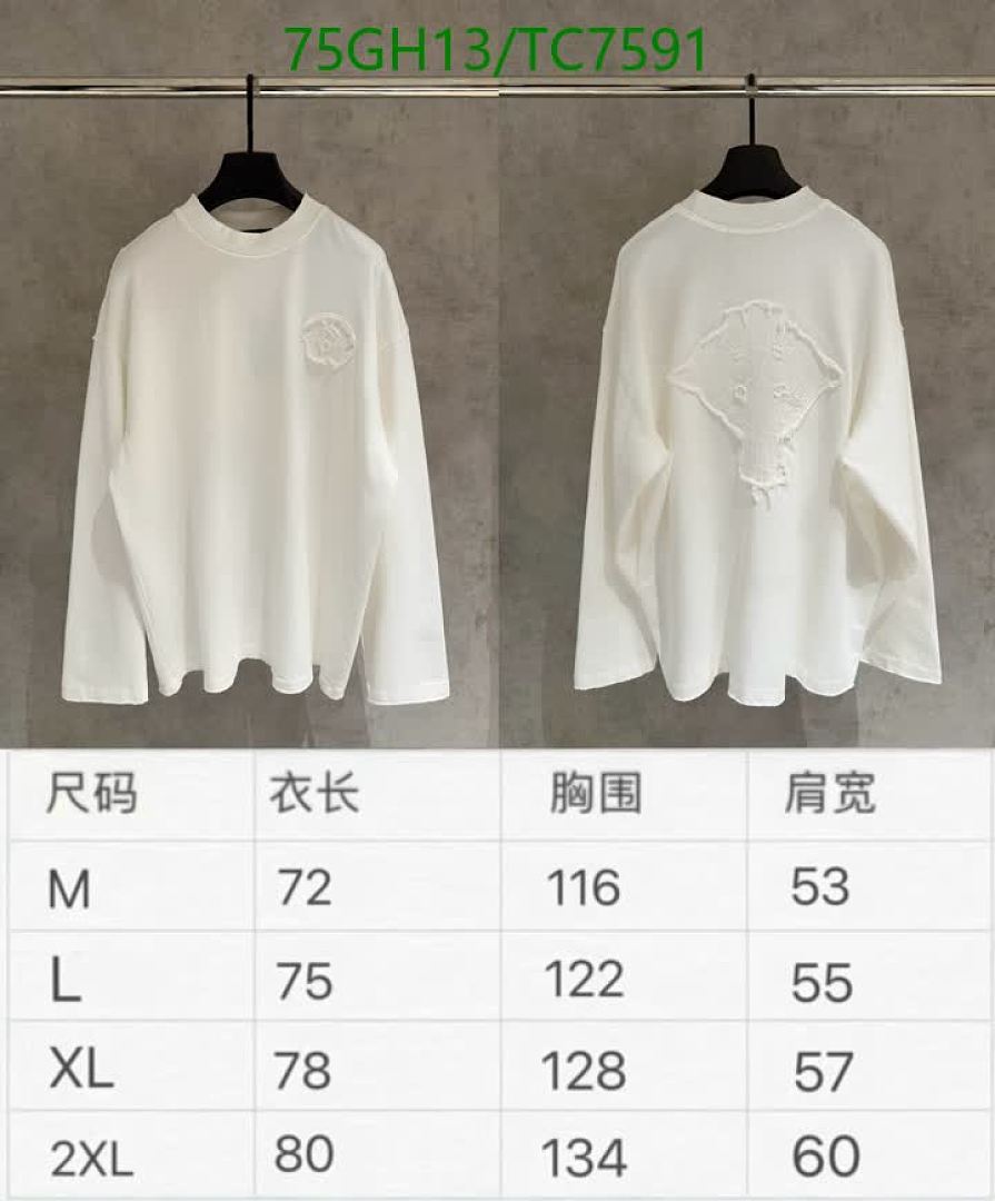 Chrome Hearts-Clothing Code: TC7591 $: 75USD