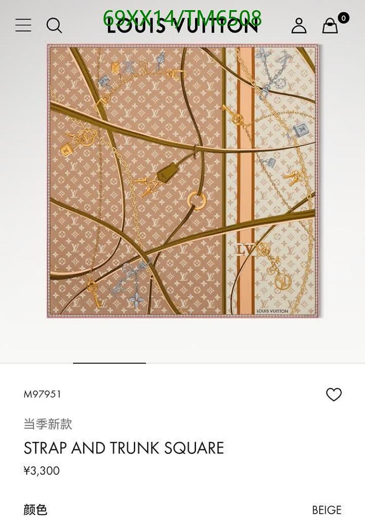 LV-Scarves Code: TM6508 $: 69USD