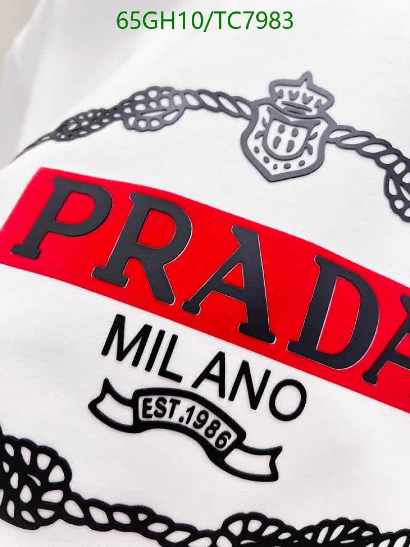 Prada-Clothing Code: TC7983 $: 65USD