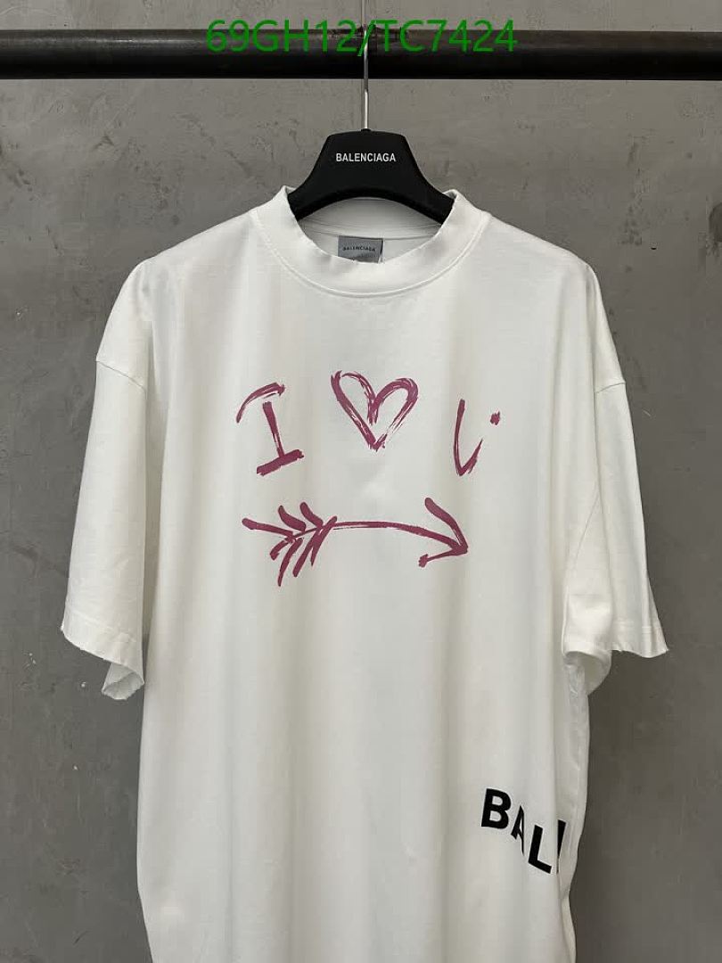 Balenciaga-Clothing Code: TC7424 $: 69USD